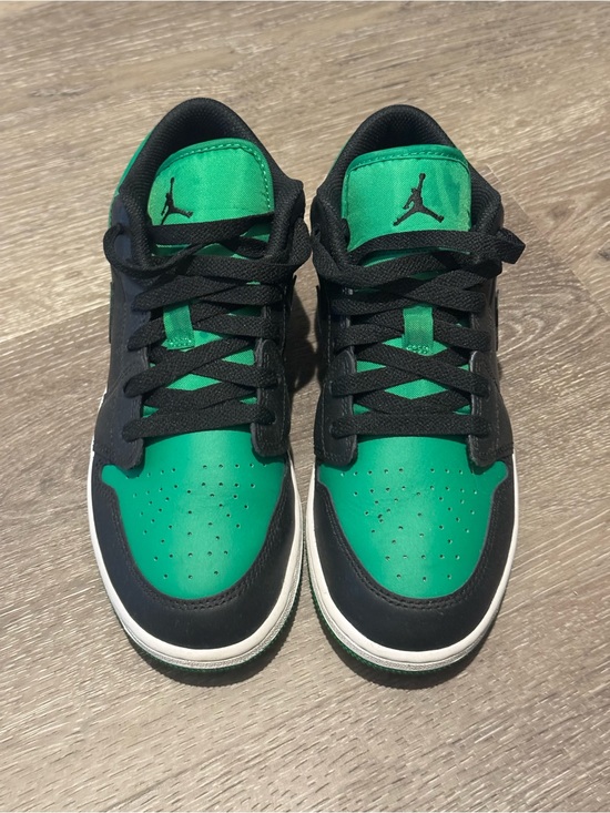 Jordan Other - Like New Jordan 1 Low-Top Sneakers in Green and Black lucky green